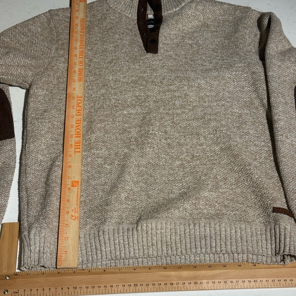 Buffalo David Bitton Other - Buffalo David Bitton Men's Tan Sweater with Brown Details